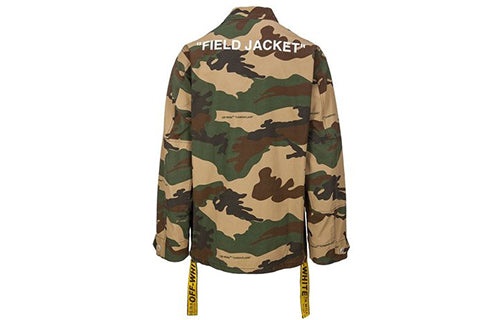 Off-White Camouflage Multiple Pockets Yellow Cargo Jacket Camouflage OMEL003E180260109901 - 3