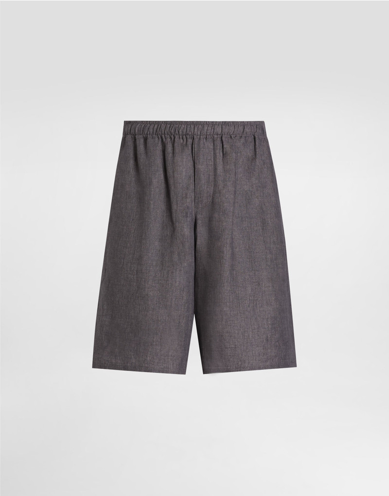 Linen canvas trousers 1