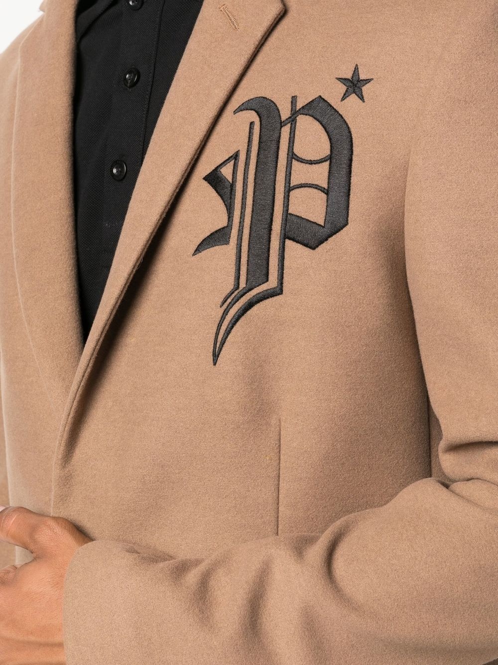 Gothic Plein single-breasted coat - 5