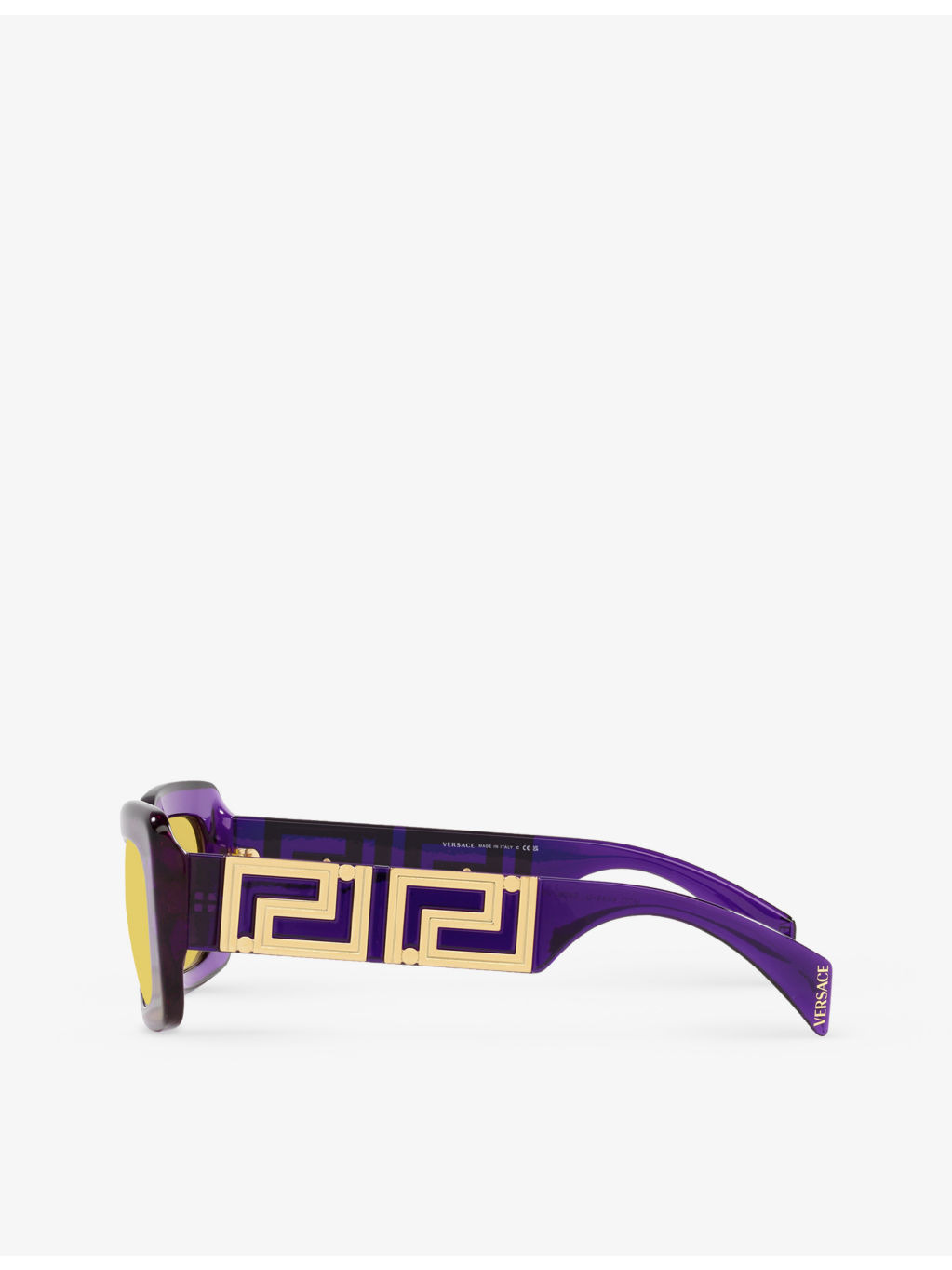 0VE4444U branded-arm rectangle-frame acetate sunglasses - 4