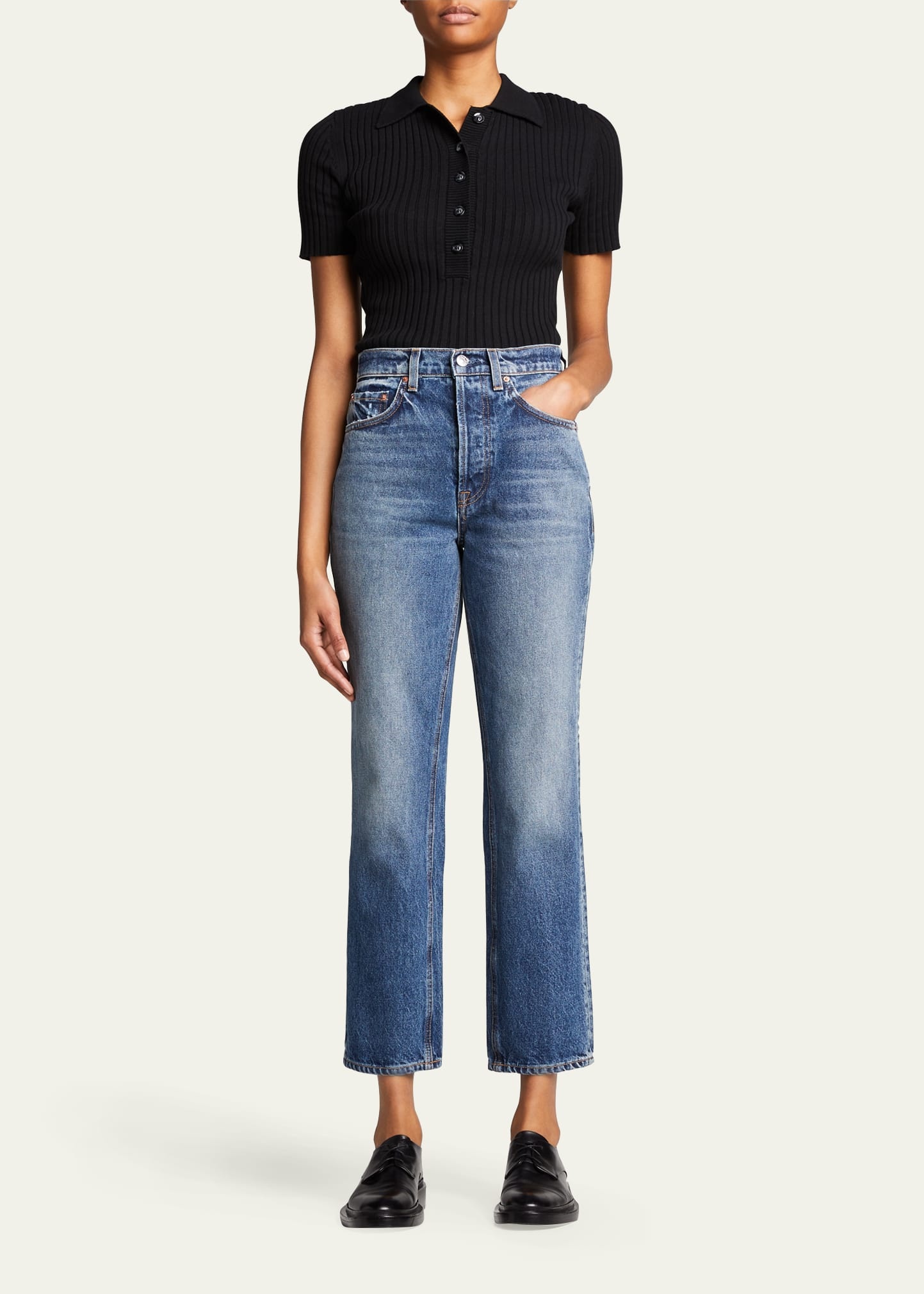 Cassidy High-Rise Straight Jeans - 2