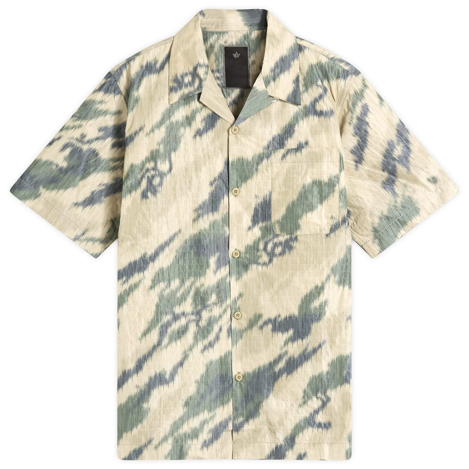 Maharishi Bonsai Camo Ripstop Camp Collar Shirt - 1