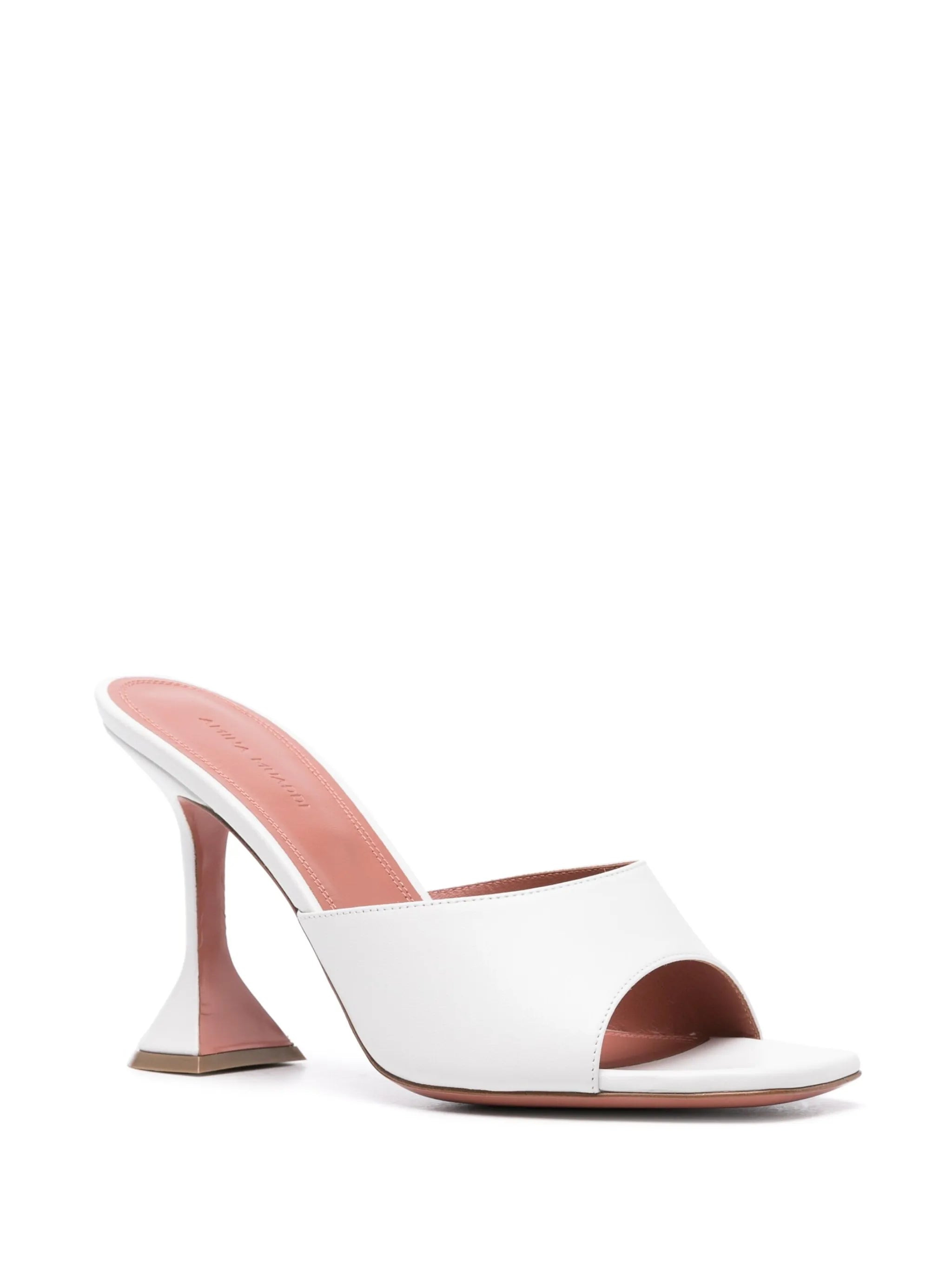 Lupita 95mm leather mules - 2