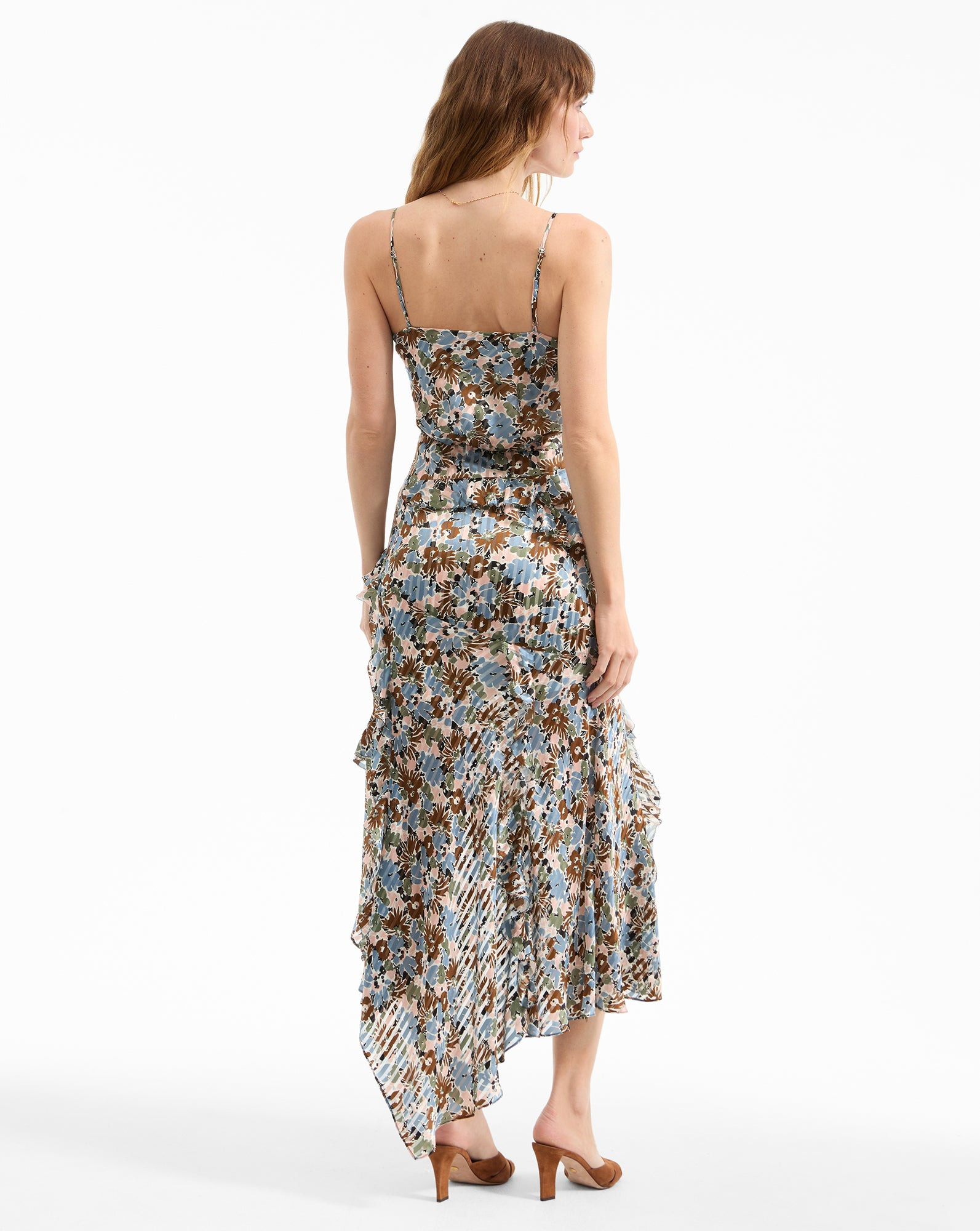 AVENEL SILK MIDI DRESS - 6