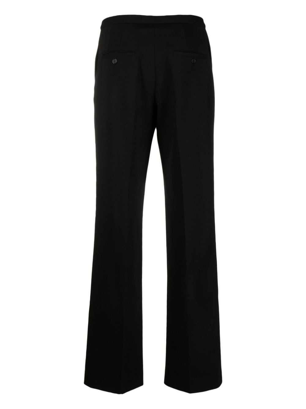 off-centre flared trousers - 2