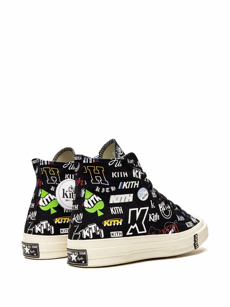 x Kith Chuck 70 Hi "10th Anniversary - Black" sneakers 3