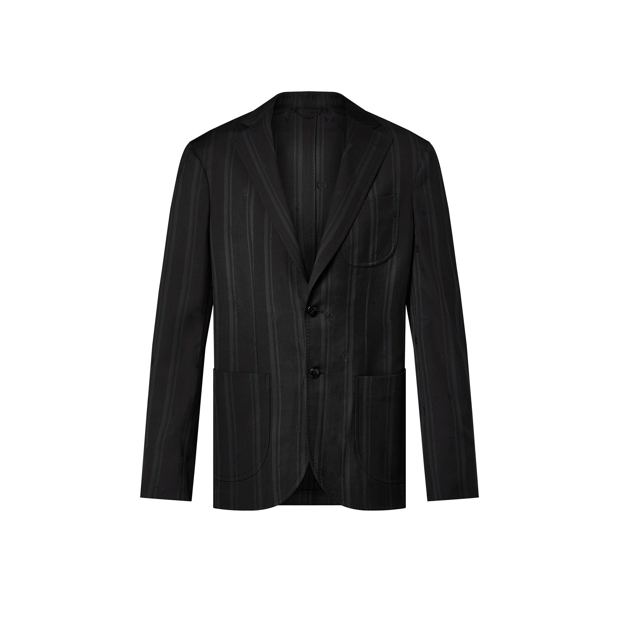 Single-Breasted Wool Napolitana Jacket - 1