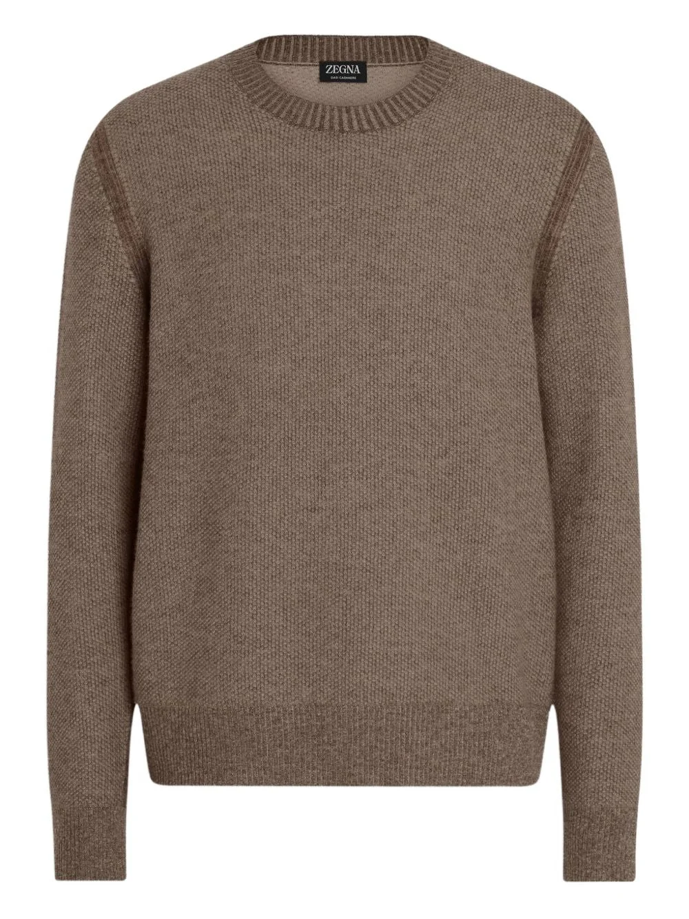 CREWNECK CASHMERE SWEATER - 1