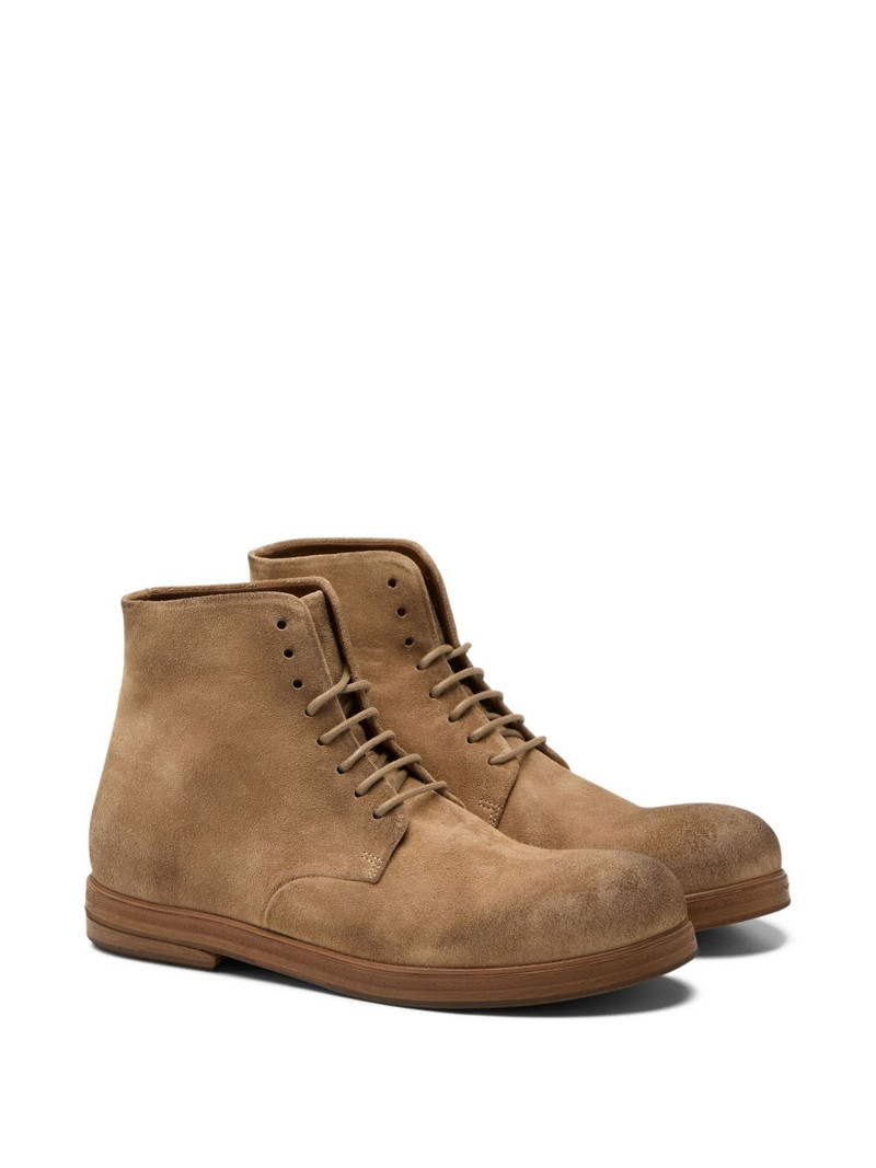 Marsèll Zucca Zeppa lace-up suede boots outlook