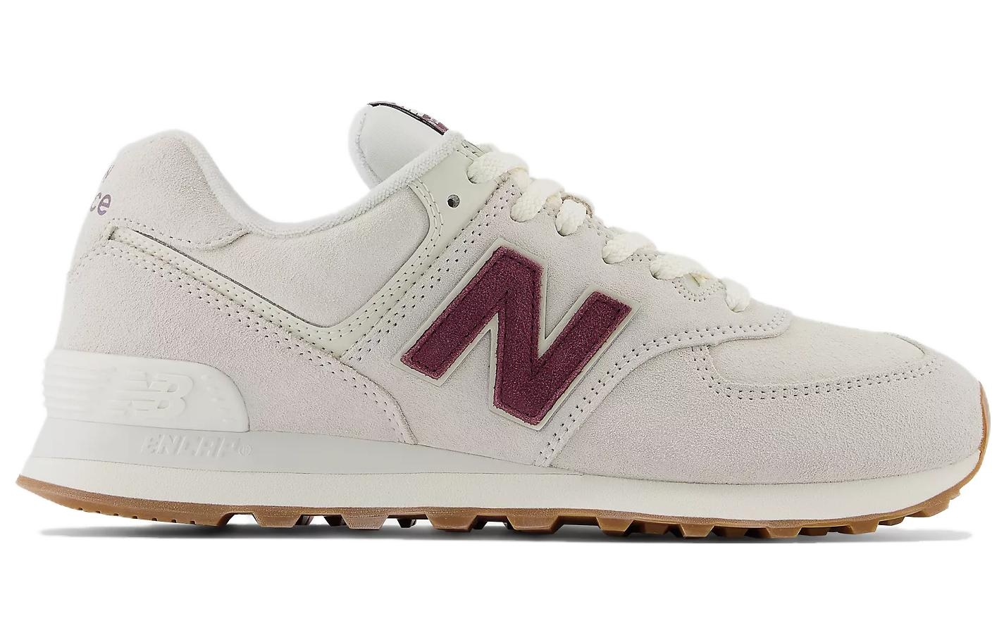 New Balance 574 'Bone White Burgundy' U574NOW - 2