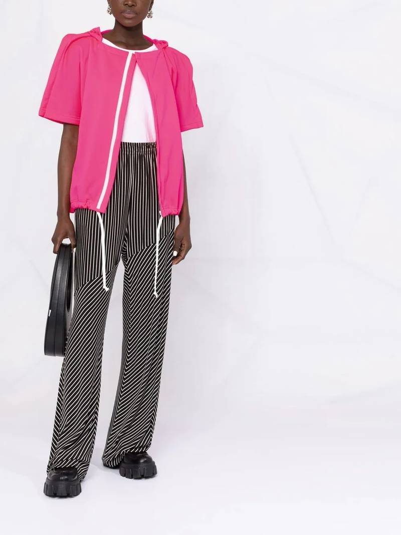 Comme Des Garçons short-sleeve hooded jacket outlook