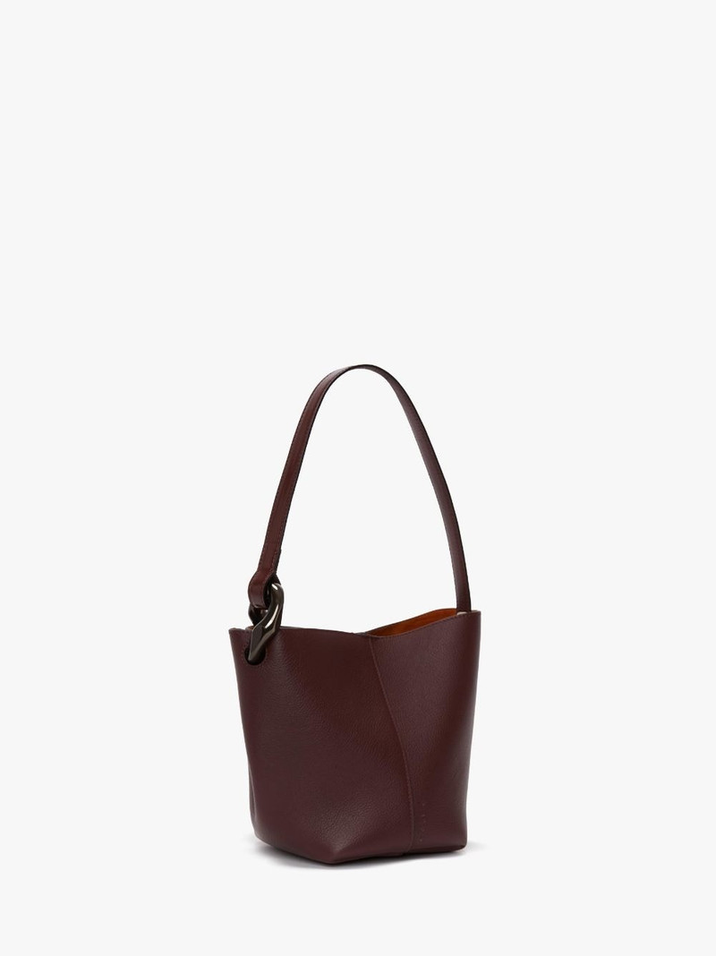 JW Anderson SMALL JWA CORNER BUCKET - LEATHER BUCKET BAG outlook