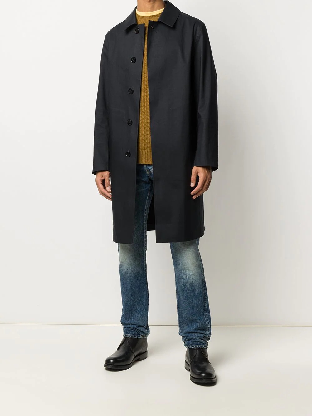 OXFORD bonded three-quarters coat - 2