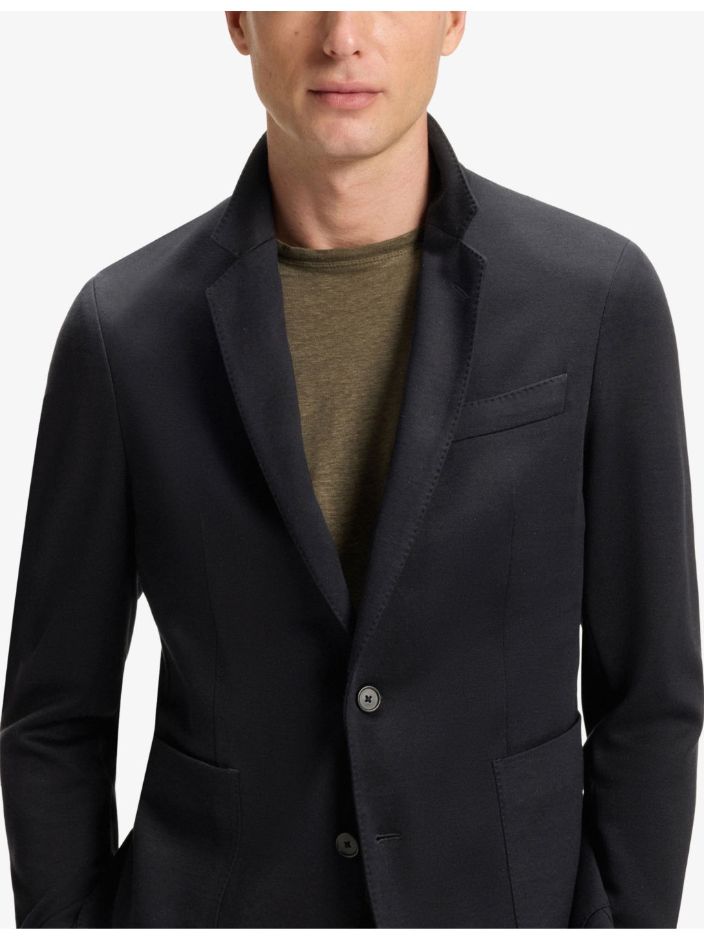 Beckham x BOSS Slim-Fit Single-Breasted Cotton-Silk Blend Jacket - 5