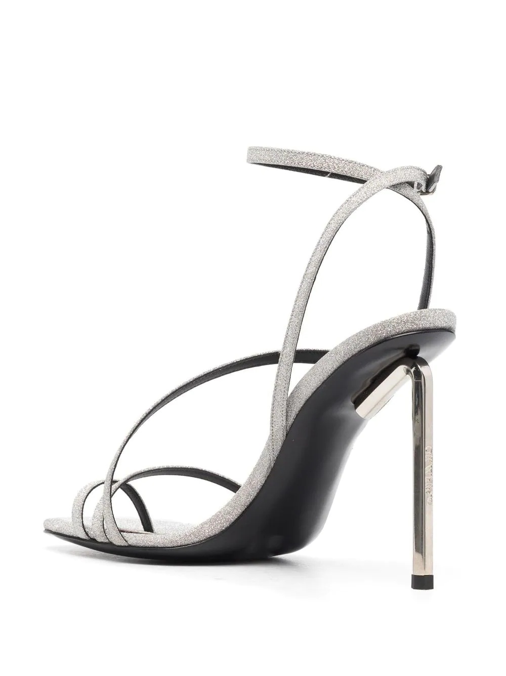 Allen glitter 110mm leather sandals - 3