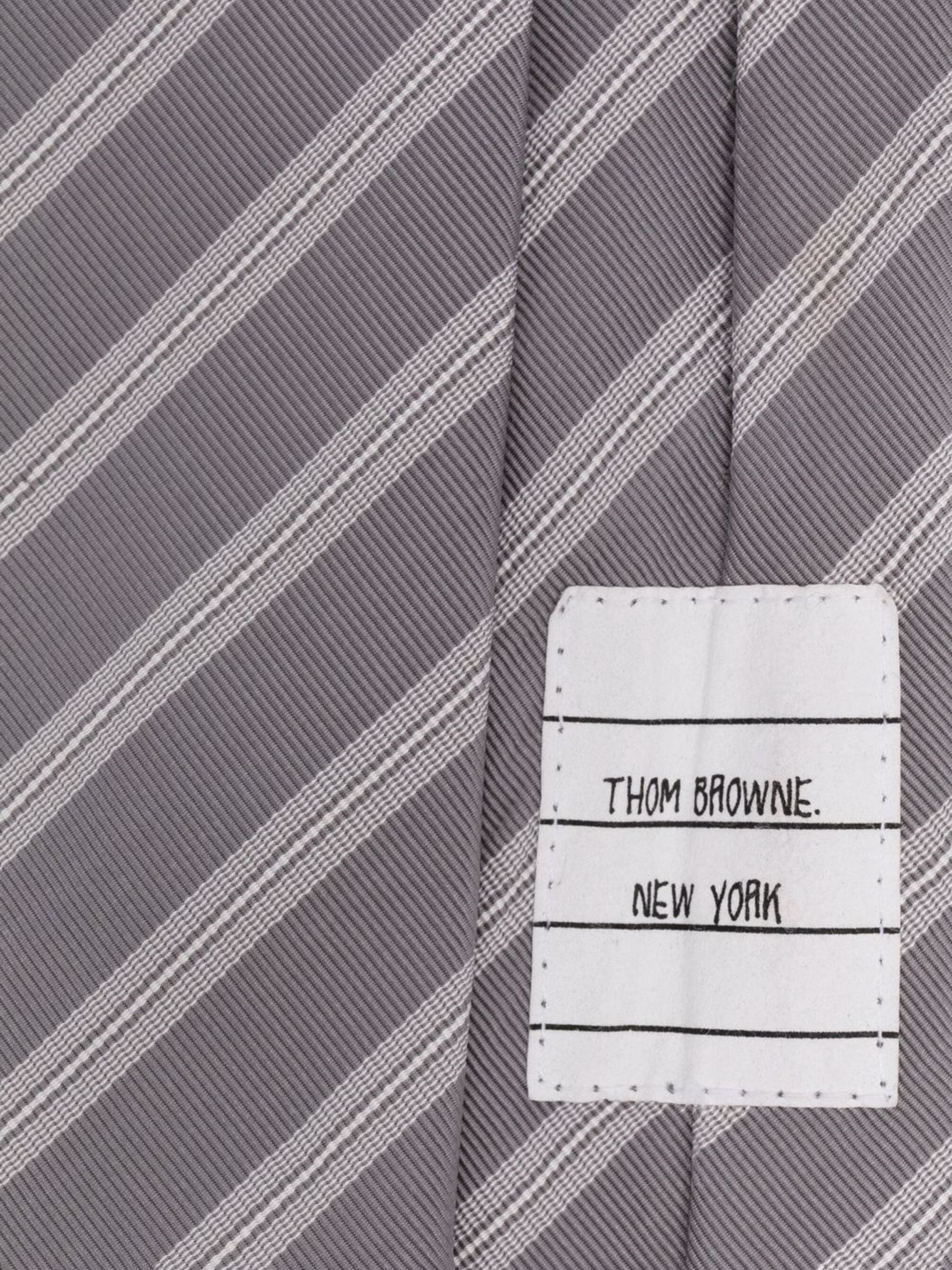 Micro Hairline Stripe Jacquard Classic Tie - 2