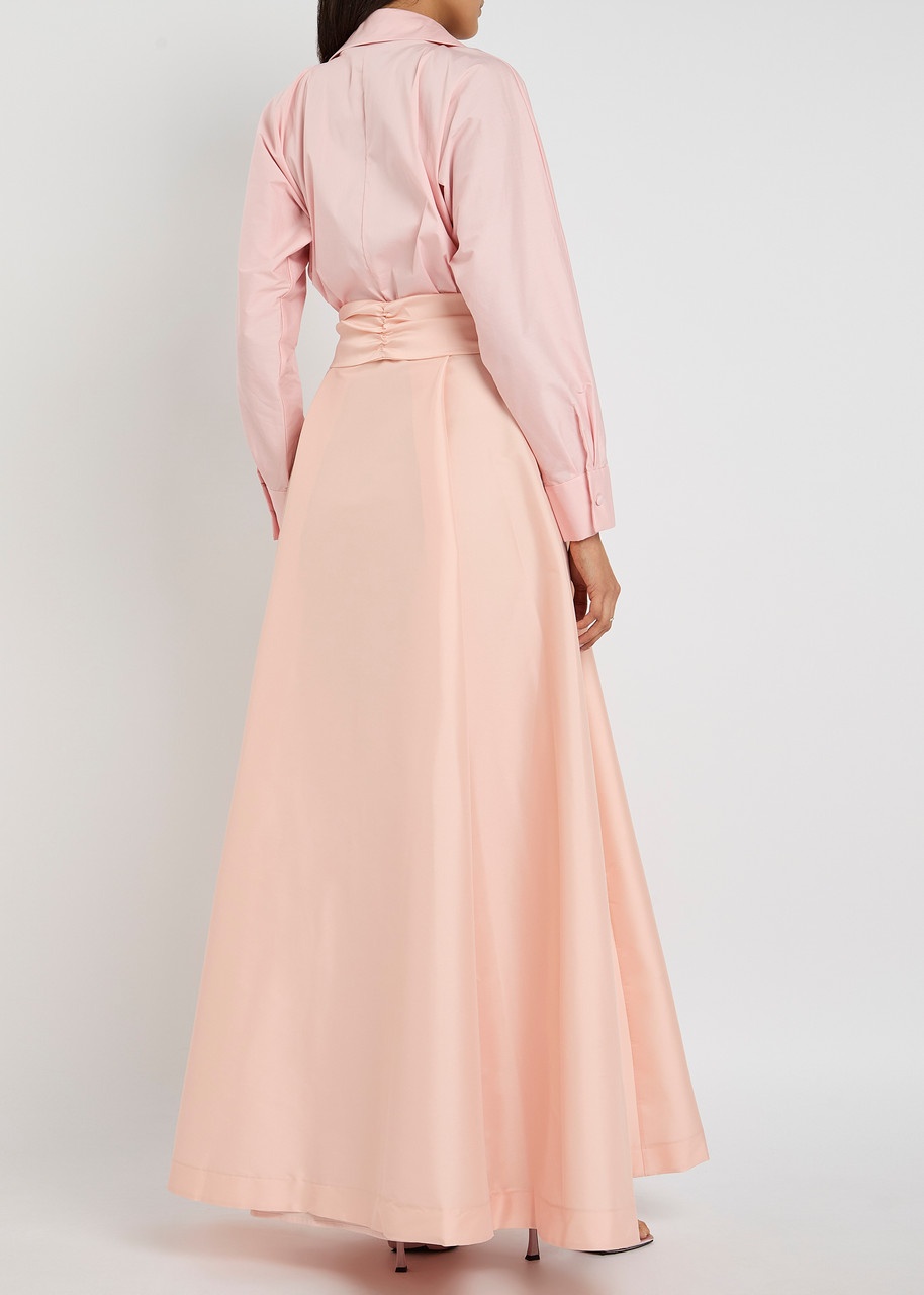 Bernadette Beatrice Cotton-blend Maxi Shirt Dress - 3