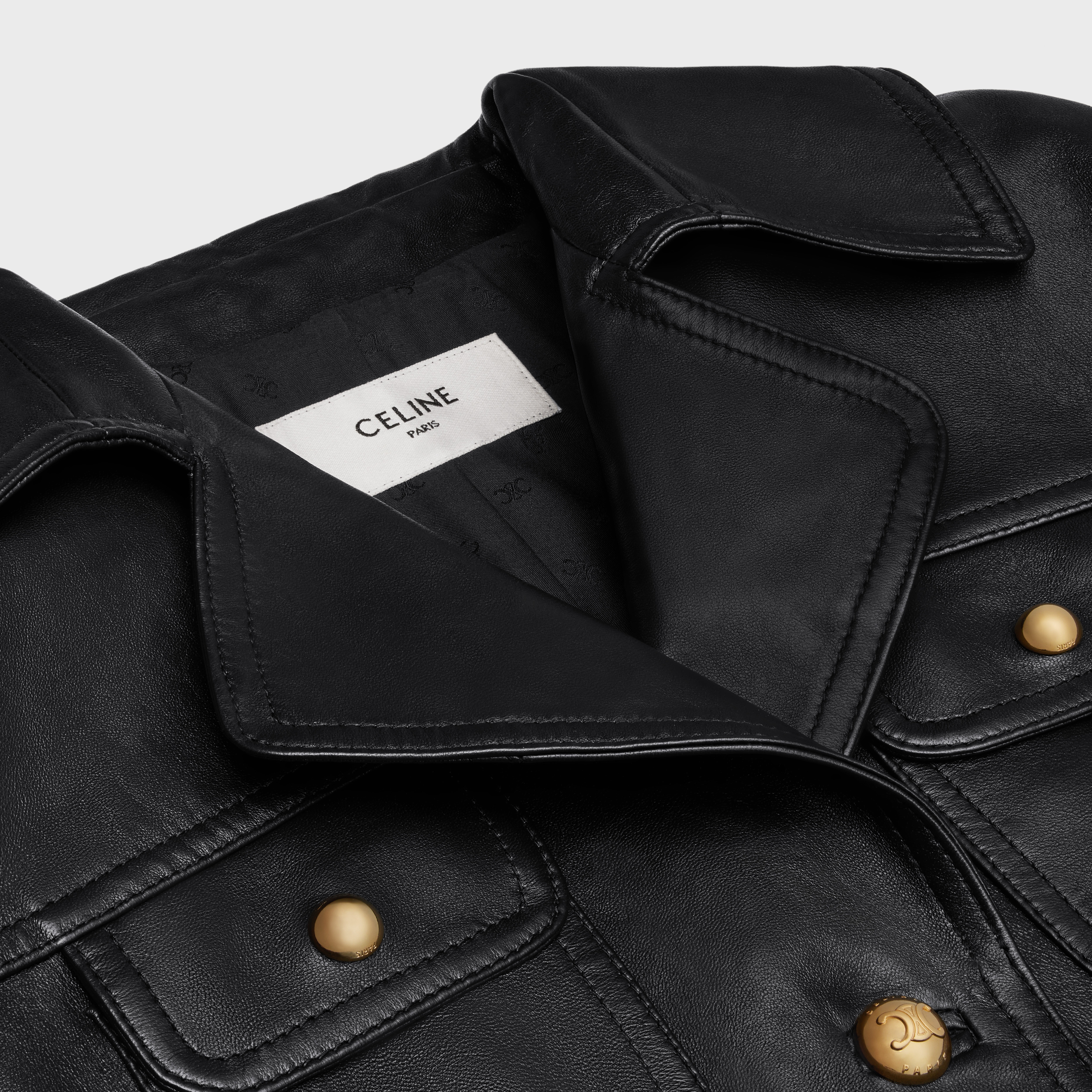 Neo coat in soft lambskin - 3