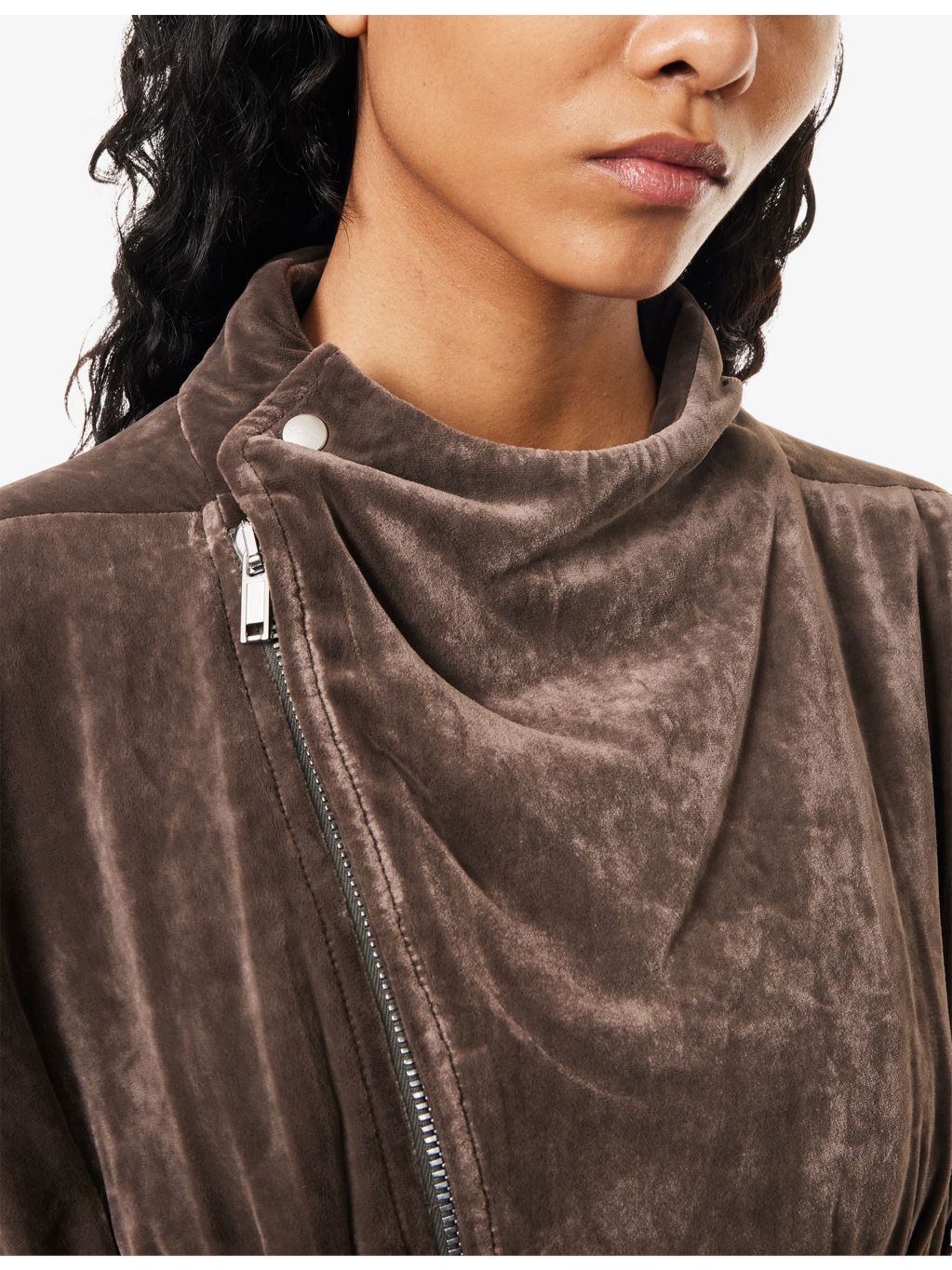 Hollywood Cropped Silk-Blend Jacket - 5