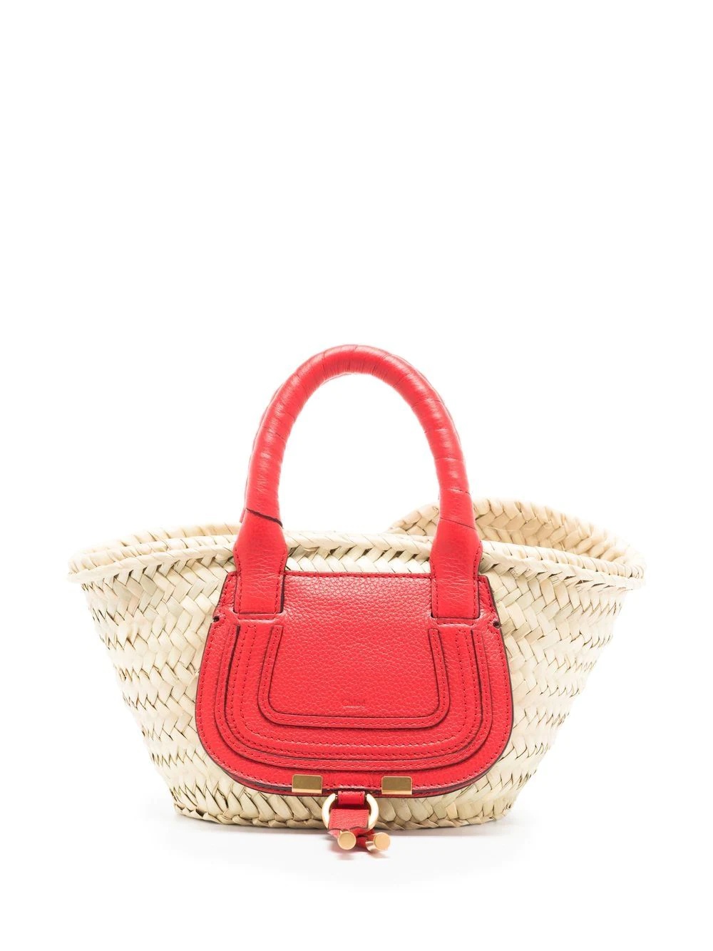 Marcie raffia tote bag - 1