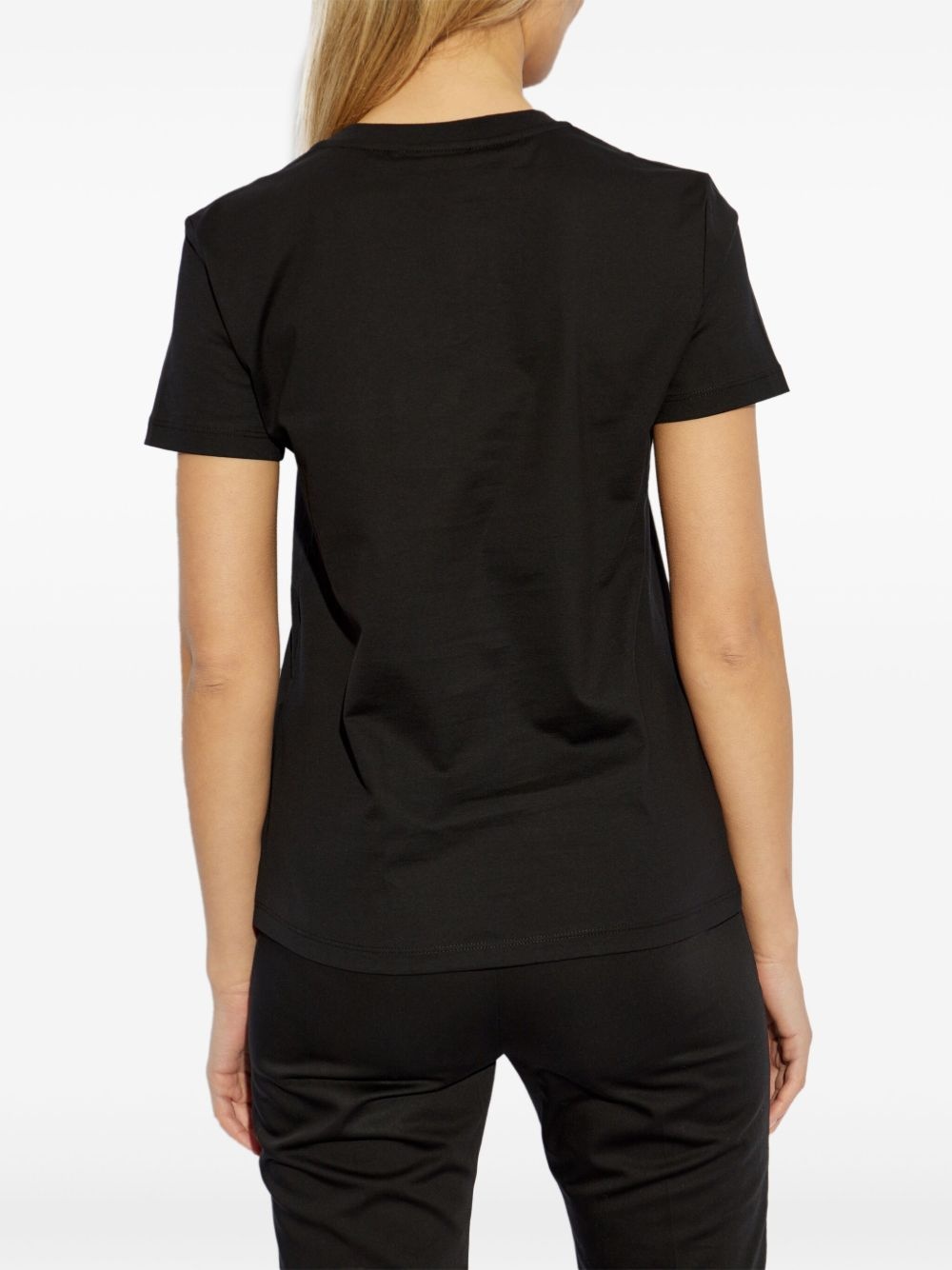 logo-embroidered T-shirt - 4