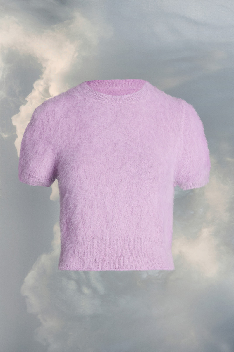 Cropped knit top 1