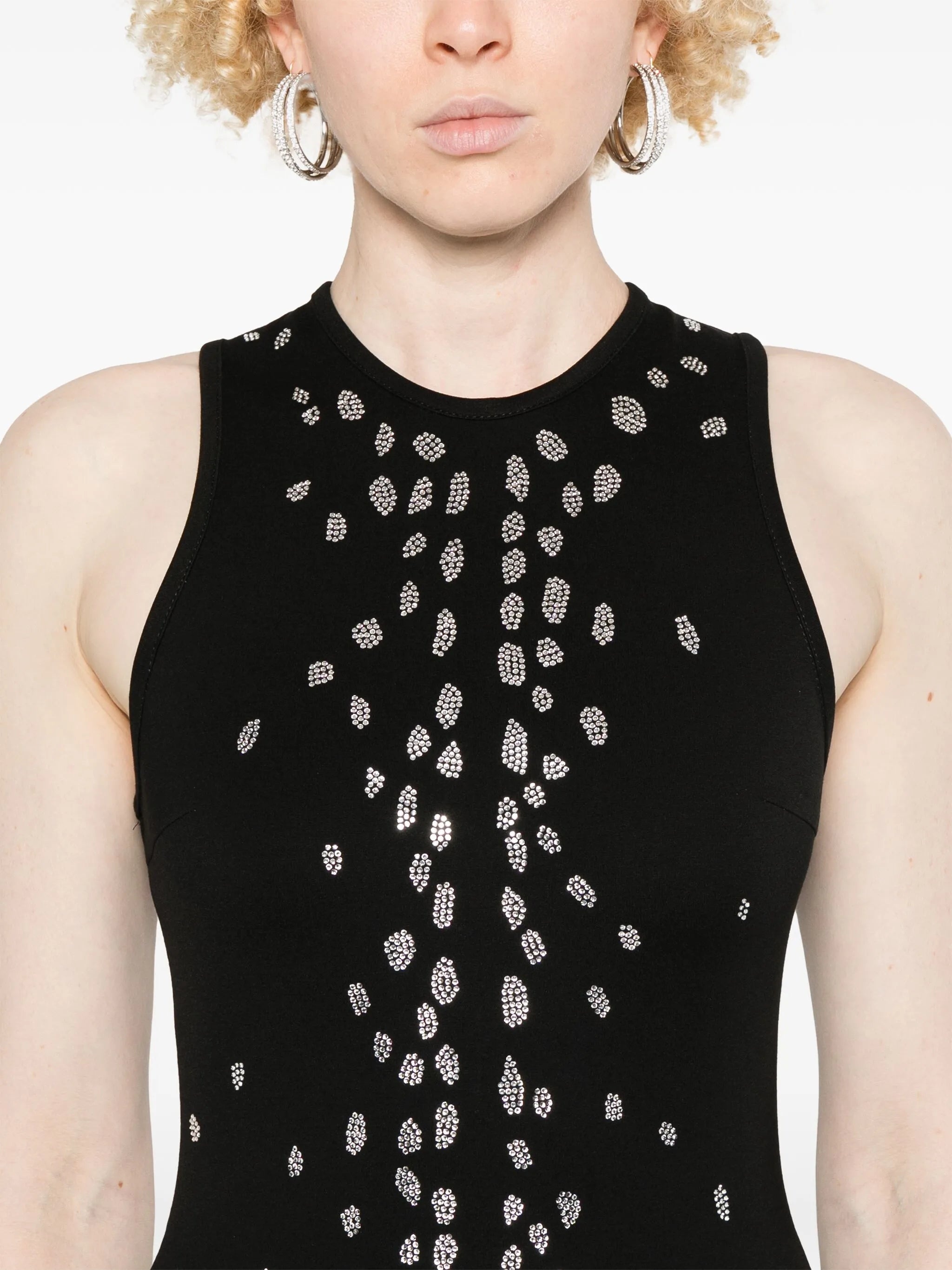 Crystal-embellished Mini Dress - 4