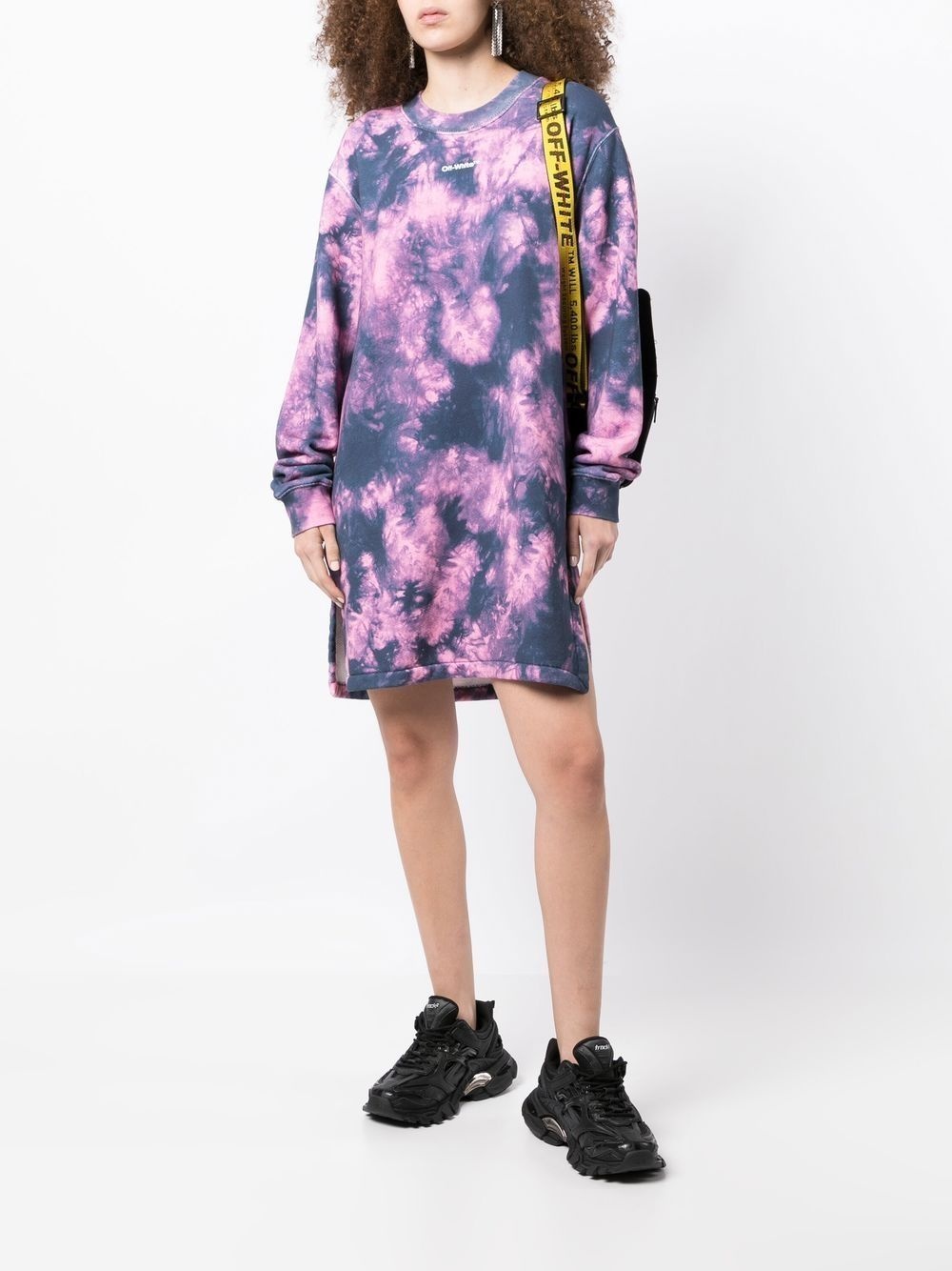 Arrows tie-dye sweatshirt dress - 2