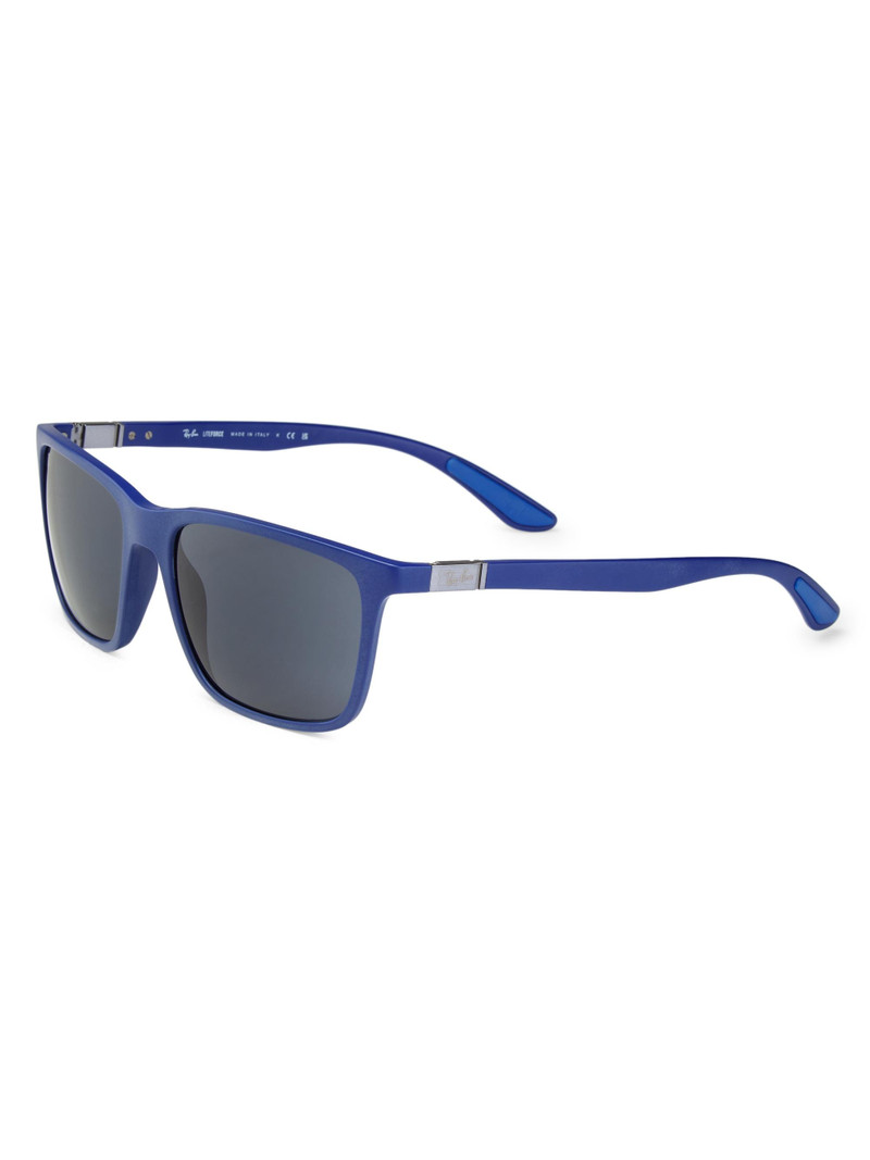 Men's RB4385 58MM Metal Sunglasses - Matte Blue 1