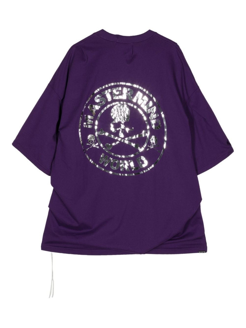 MASTERMIND WORLD logo-embellished cotton T-shirt outlook