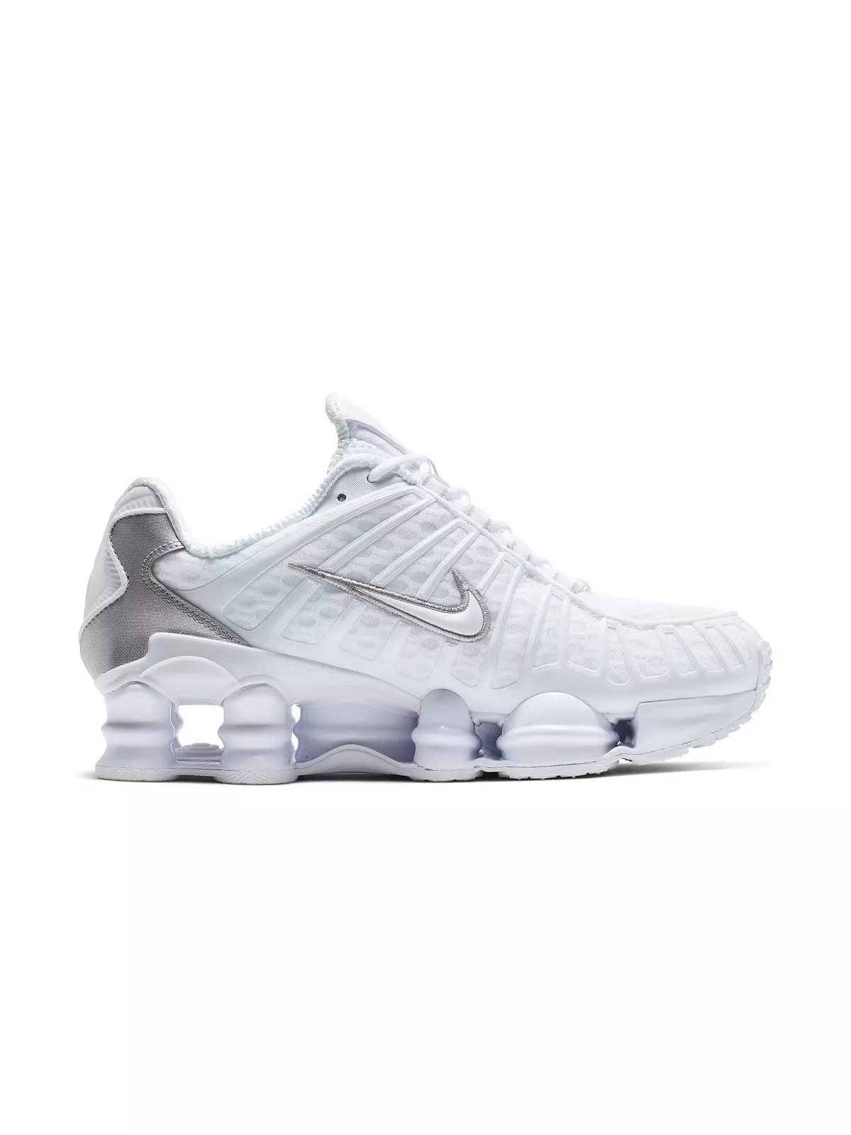 Shox TL "White/Metallic Silver/Max Orange" Women's Shoe - 2