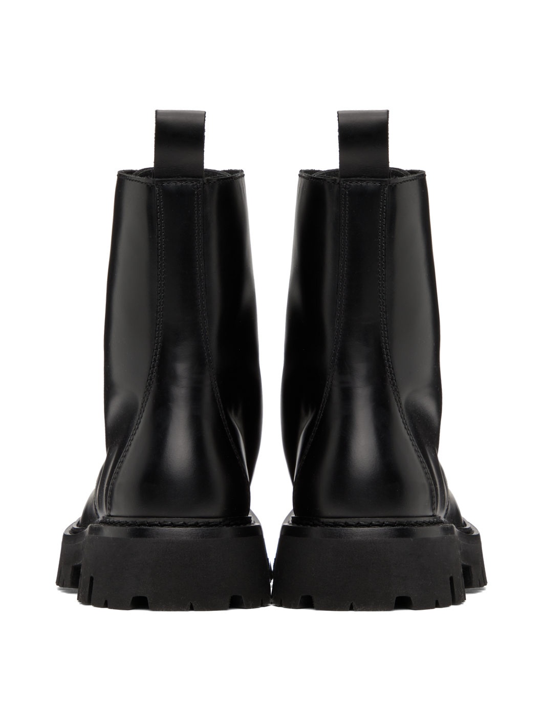 Black Mini Lettering Logo Boots - 2