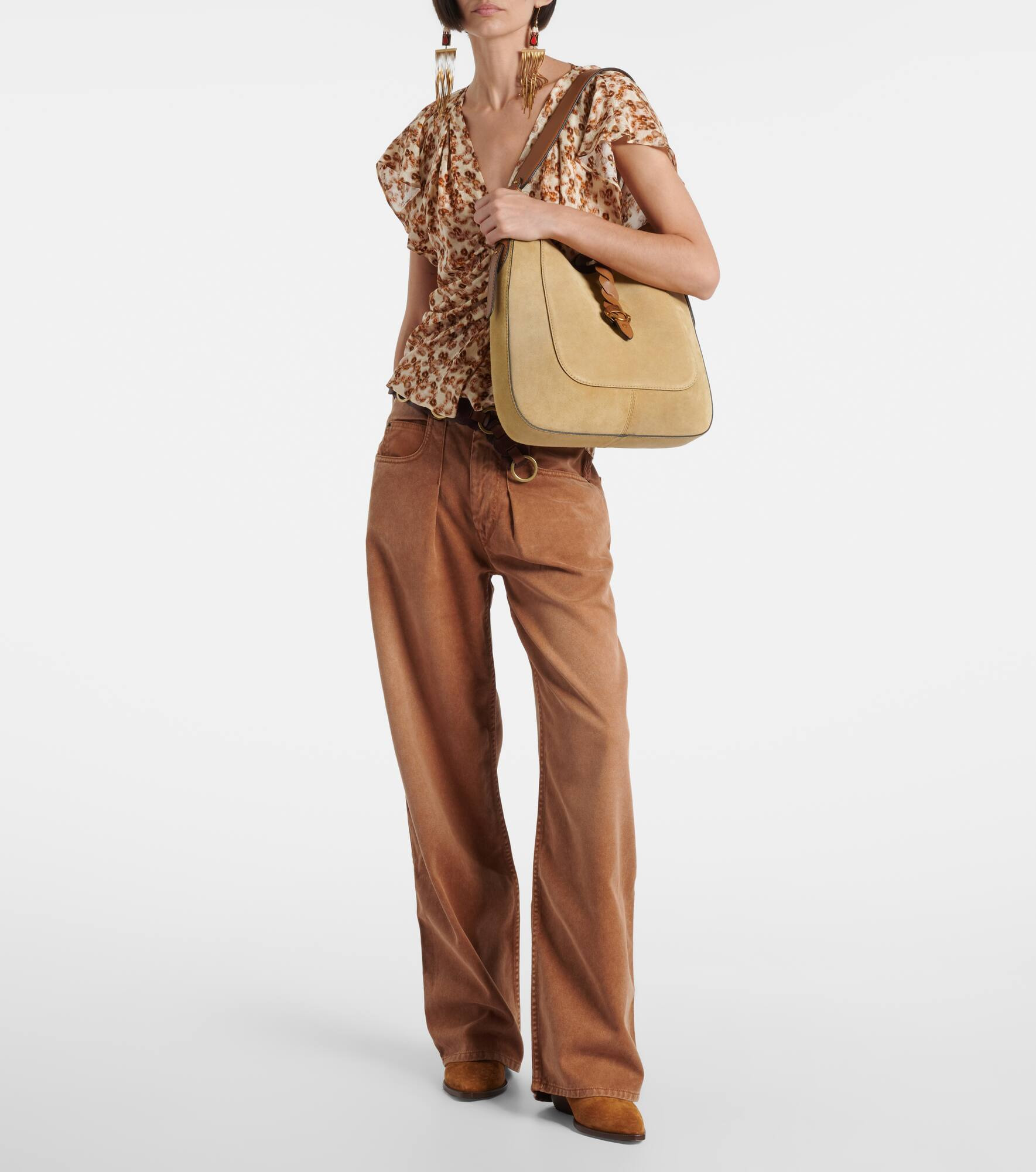 Altay suede shoulder bag - 5