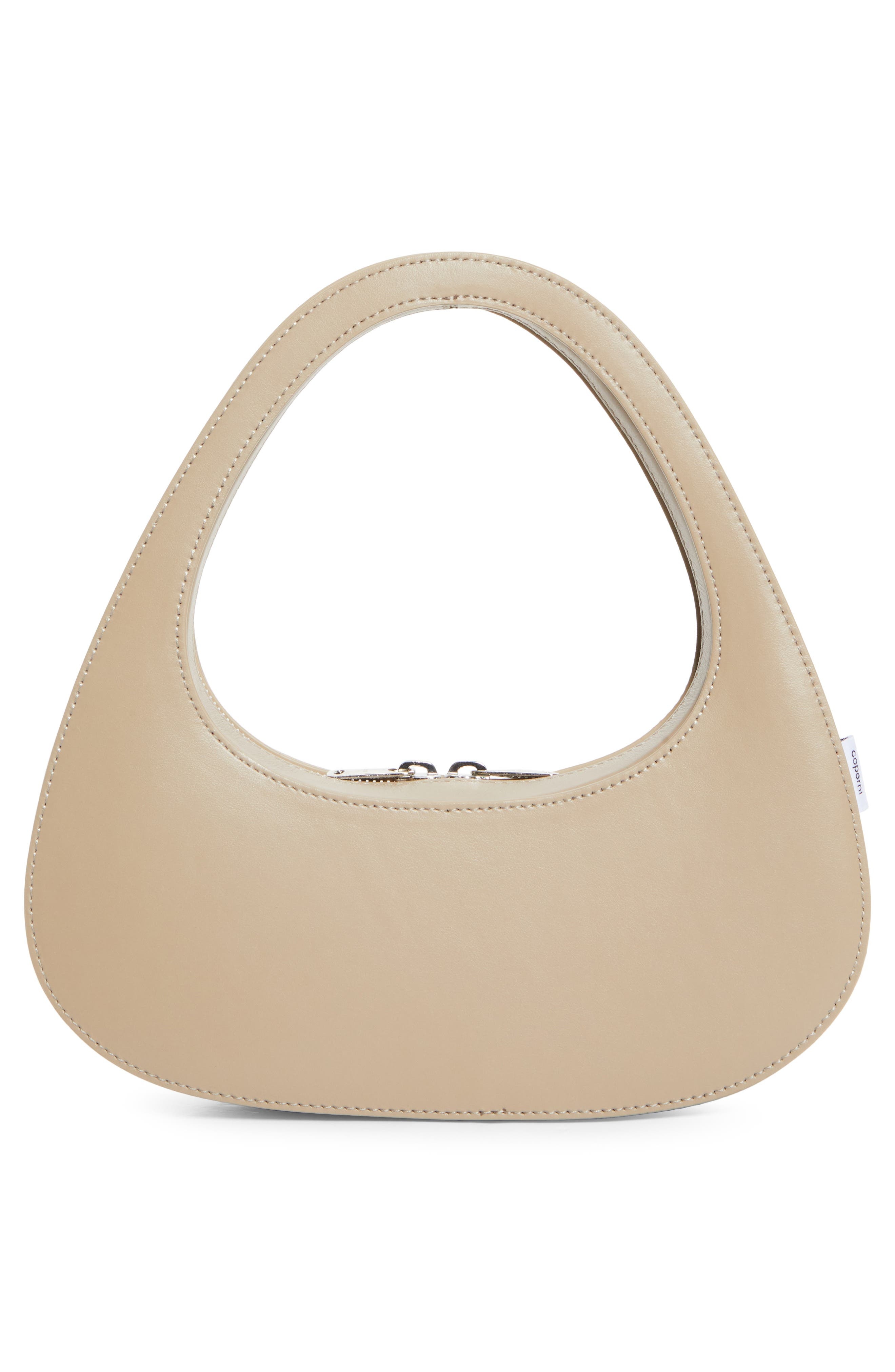 Coperni Swipe Baguette Leather Bag in Beige Taupe at Nordstrom - 3