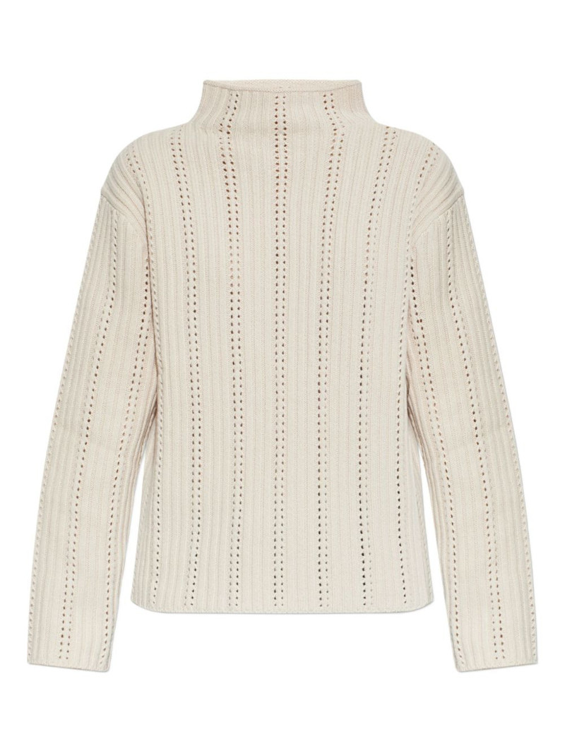 Satilly turtleneck openwork-design sweater 1