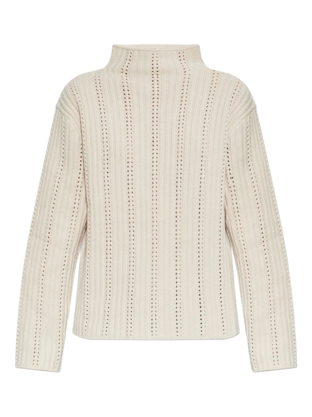 Satilly turtleneck openwork-design sweater - 1