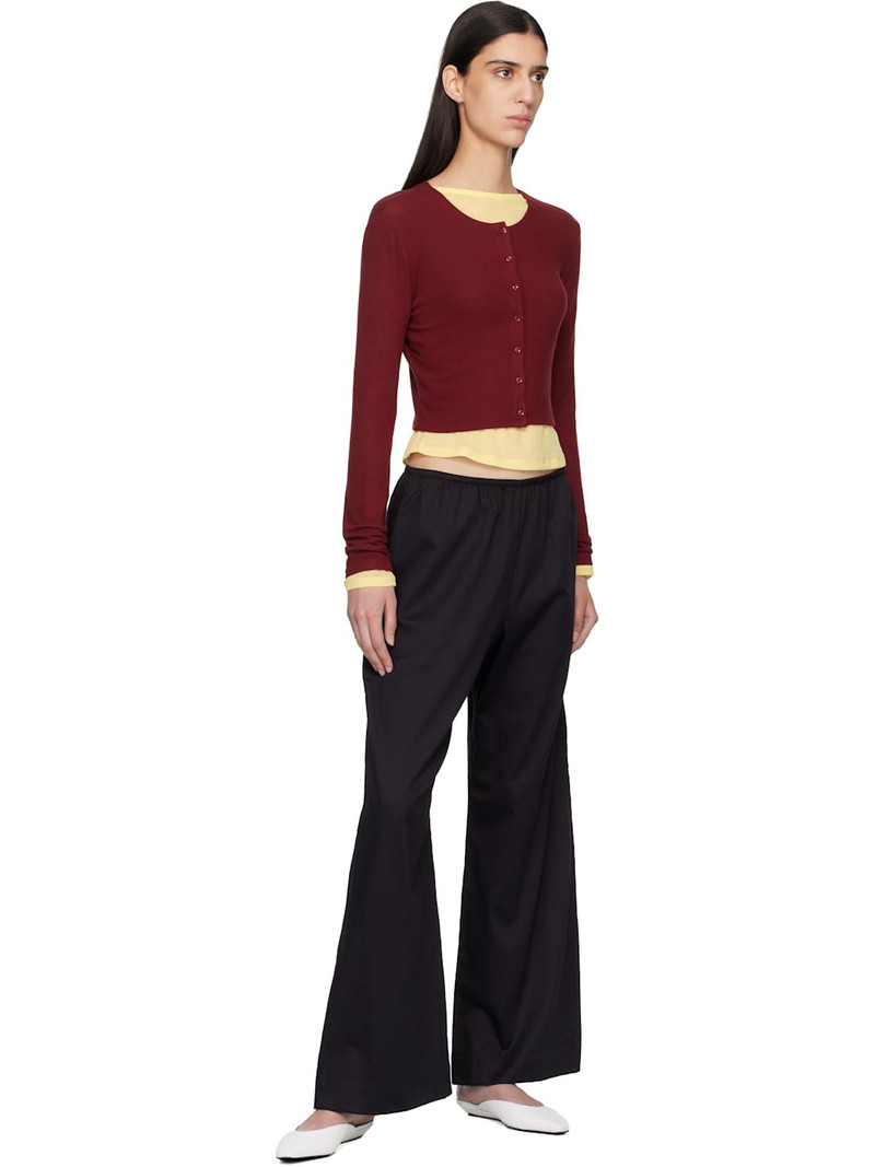 LESET Red Lauren Crop II Cardigan outlook