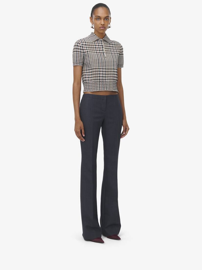 Prince of Wales Bootcut Trousers - 3