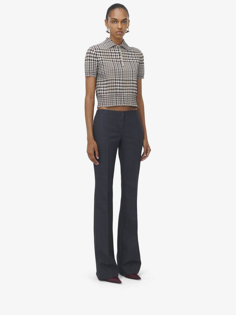 Prince of Wales Bootcut Trousers 3