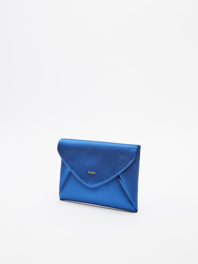 Max Mara ENVELO4 Viscose and silk satin clutch bag outlook