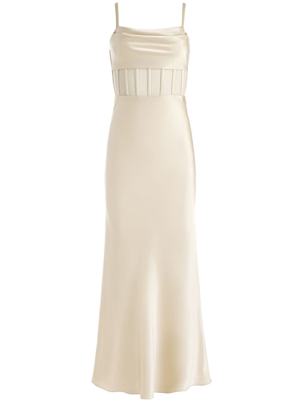 Valentina satin maxi dress - 1