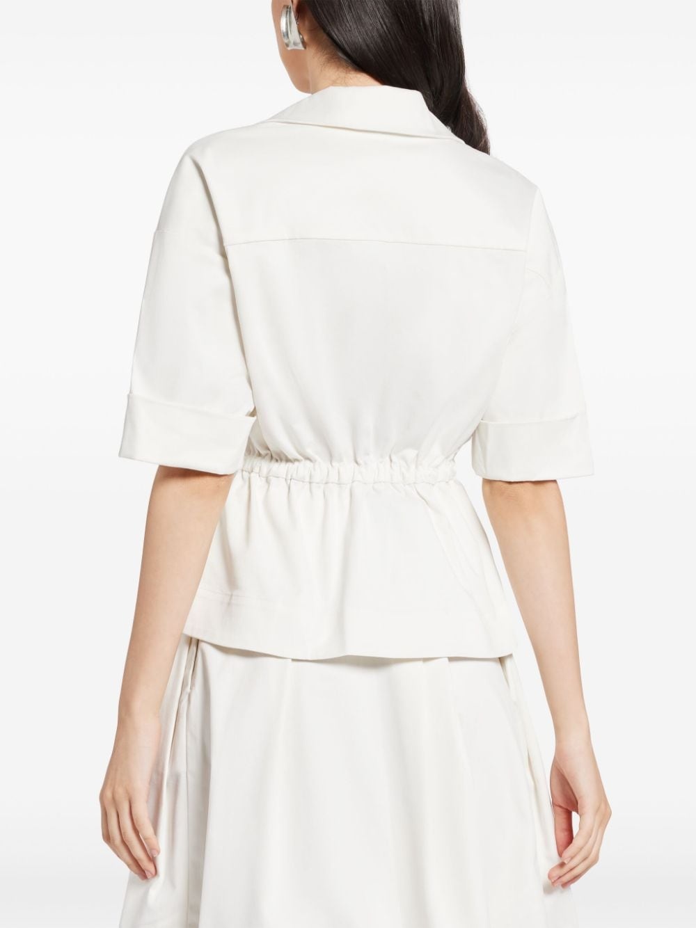 Bristol peplum-hem blouse - 4