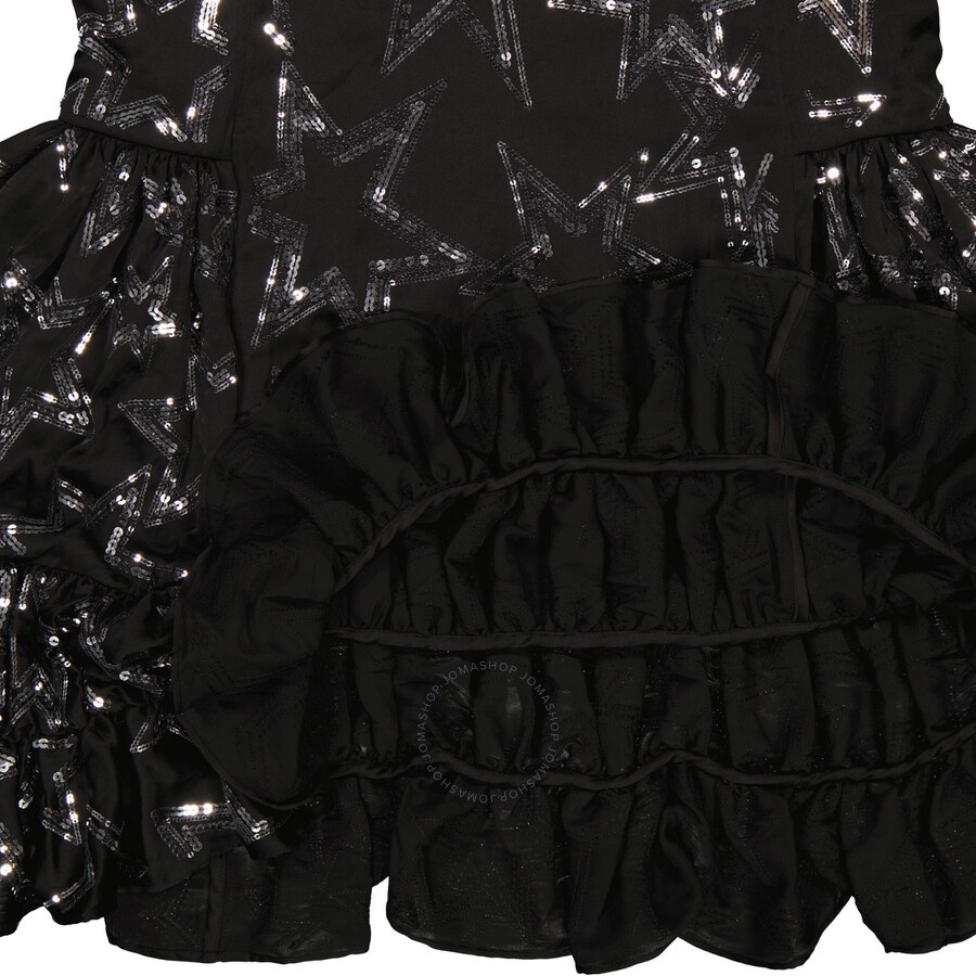 Rabanne Star Motif Sequin-Embellished Dress, Brand Size 36 (US Size 4) - 7