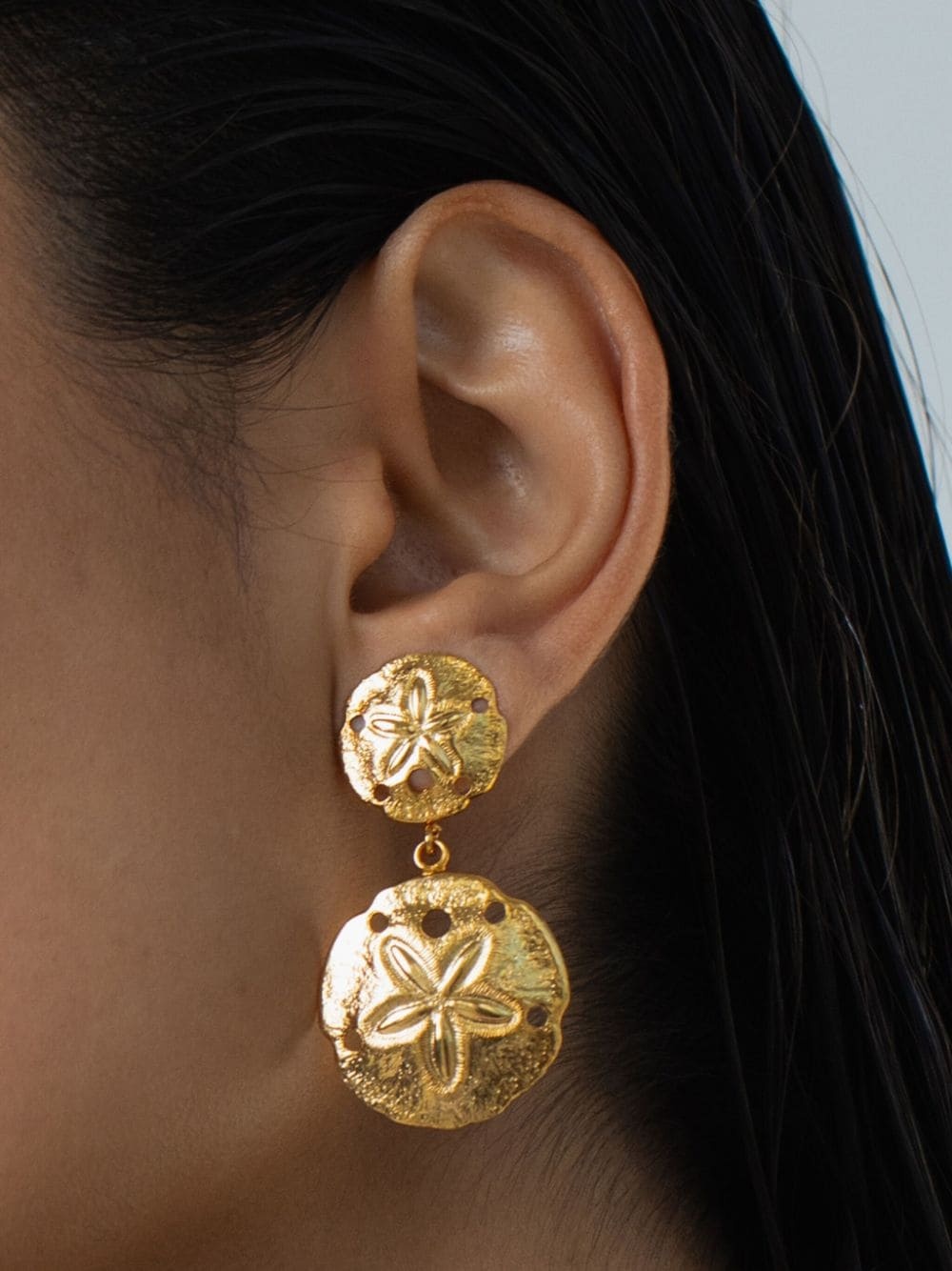 Marinae drop-design earrings - 3