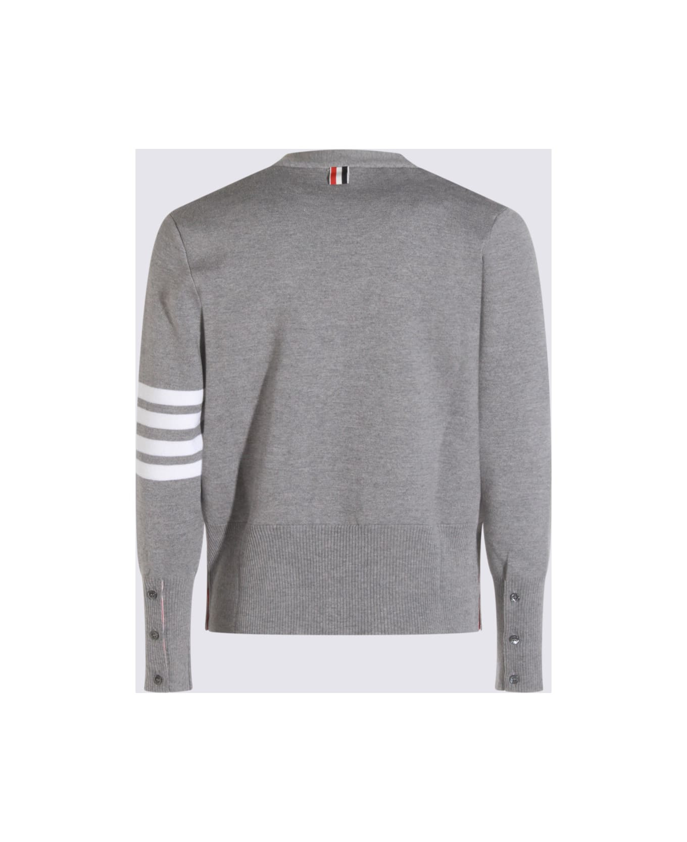 Grey Wool Knitwear - 2