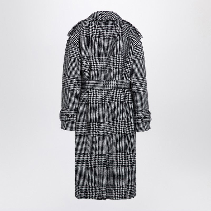 Dolce&Gabbana Houndstooth Wool Checked Coat Women - 2
