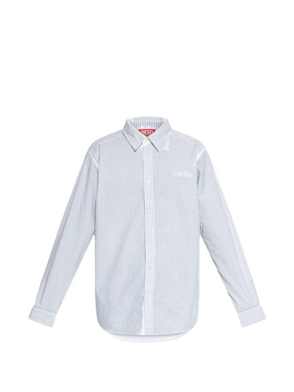 striped-pattern shirt - 1