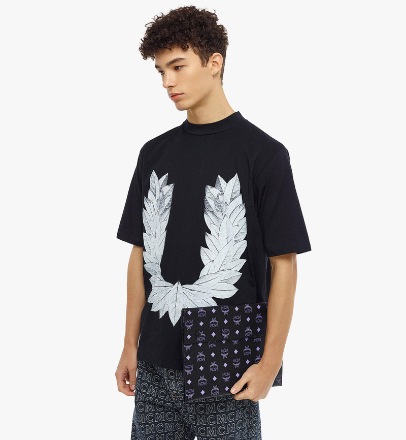 Pouch Trio in Color Splash Logo Leather 10