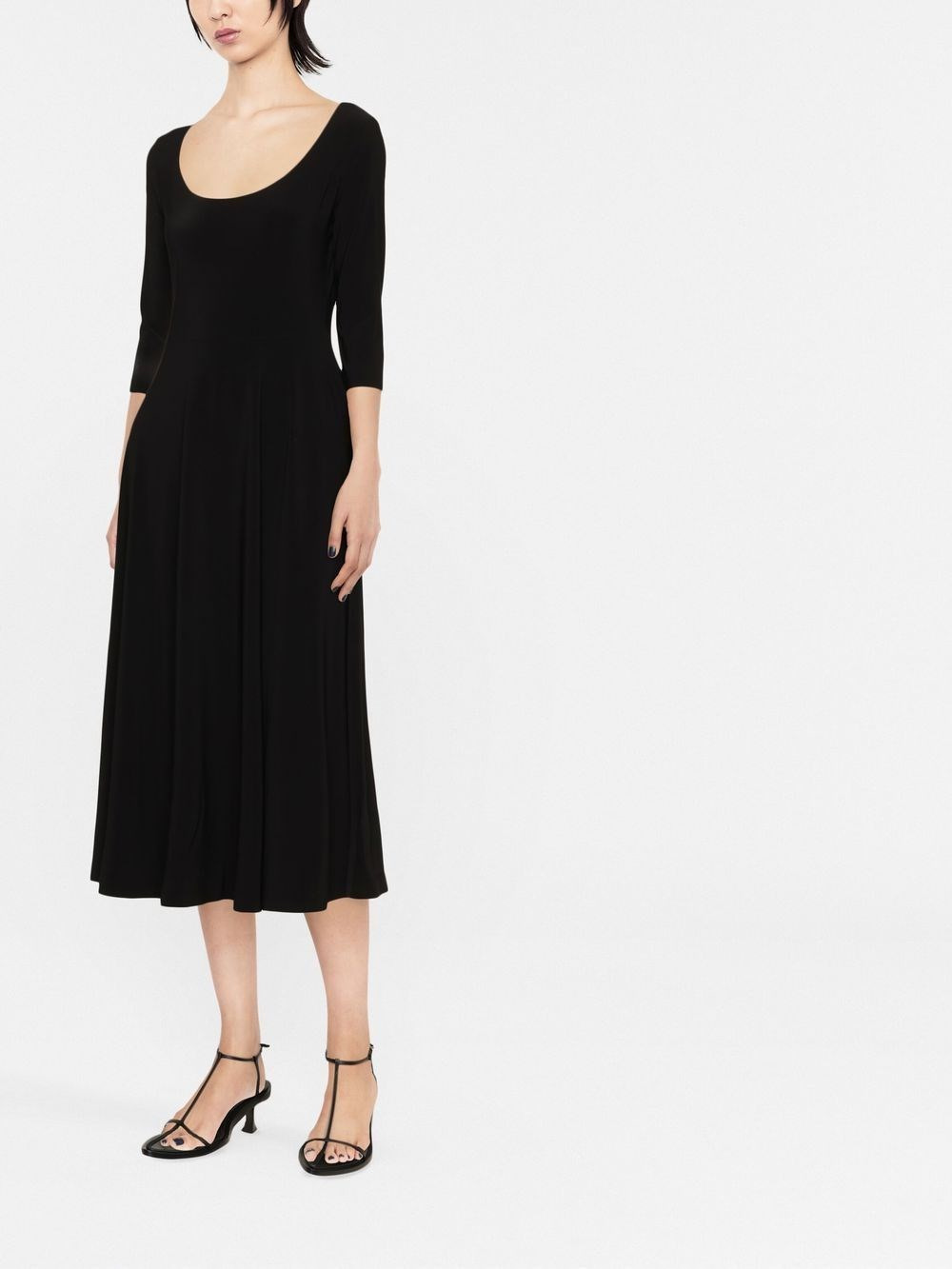 Flared midi dress - 3