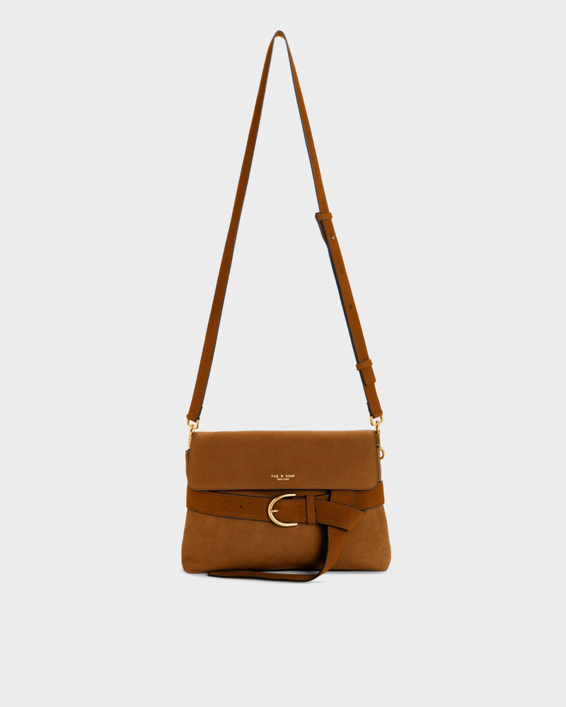 Lexington Suede Flap Bag 1